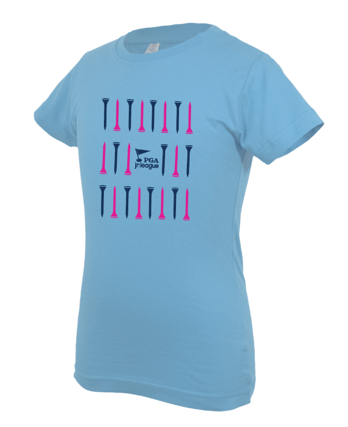 Girls Garb Jill Tee (Light Blue with Tees)