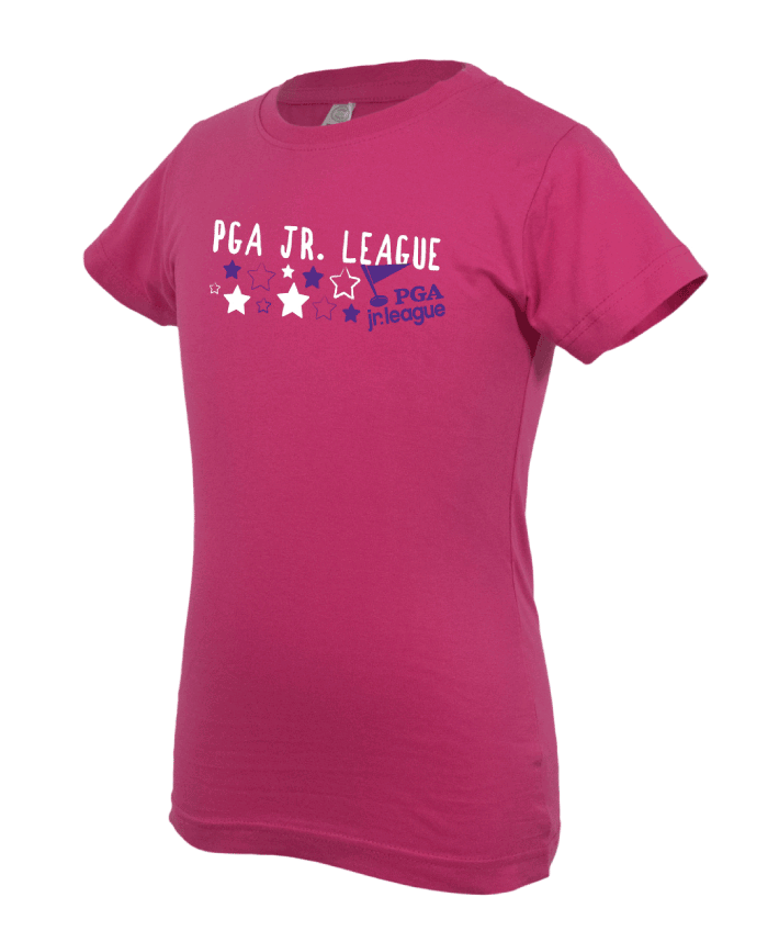 Girls Garb Jill Tee (Hot Pink with Stars)